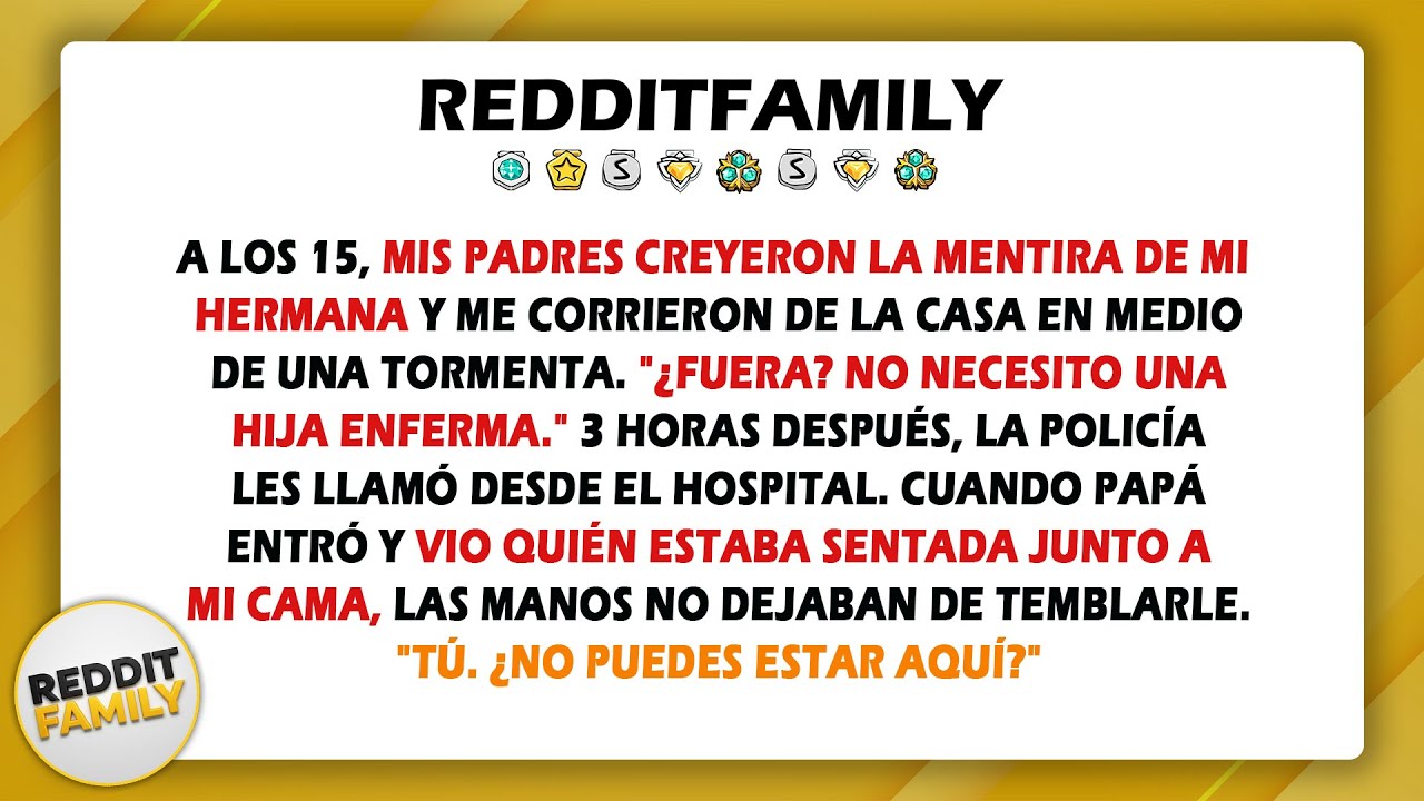 A los 15, mis padres creyeron la mentira de mi hermana y me corrieron de la casa en medio de una...