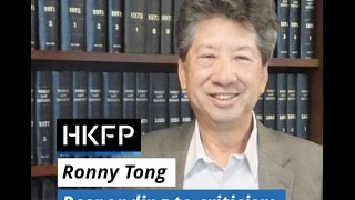 How ex-hong kong lawmaker ronny tong ...