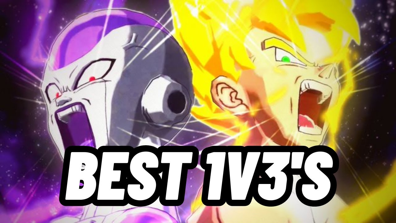THE BEST 1V3'S OF ALL TIME... | Dragon Ball Legends