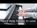 Cant help falling in love elvis  piano cover