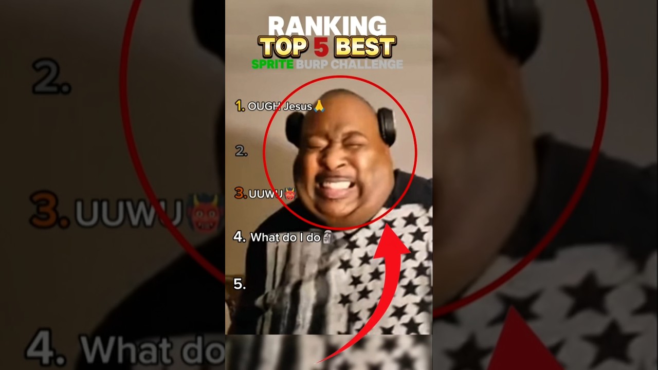 They Couldn't Handle It 😂 - Top 5 Funniest Sprite Burp Challenge Fails (No1 HAD ME CRYING)