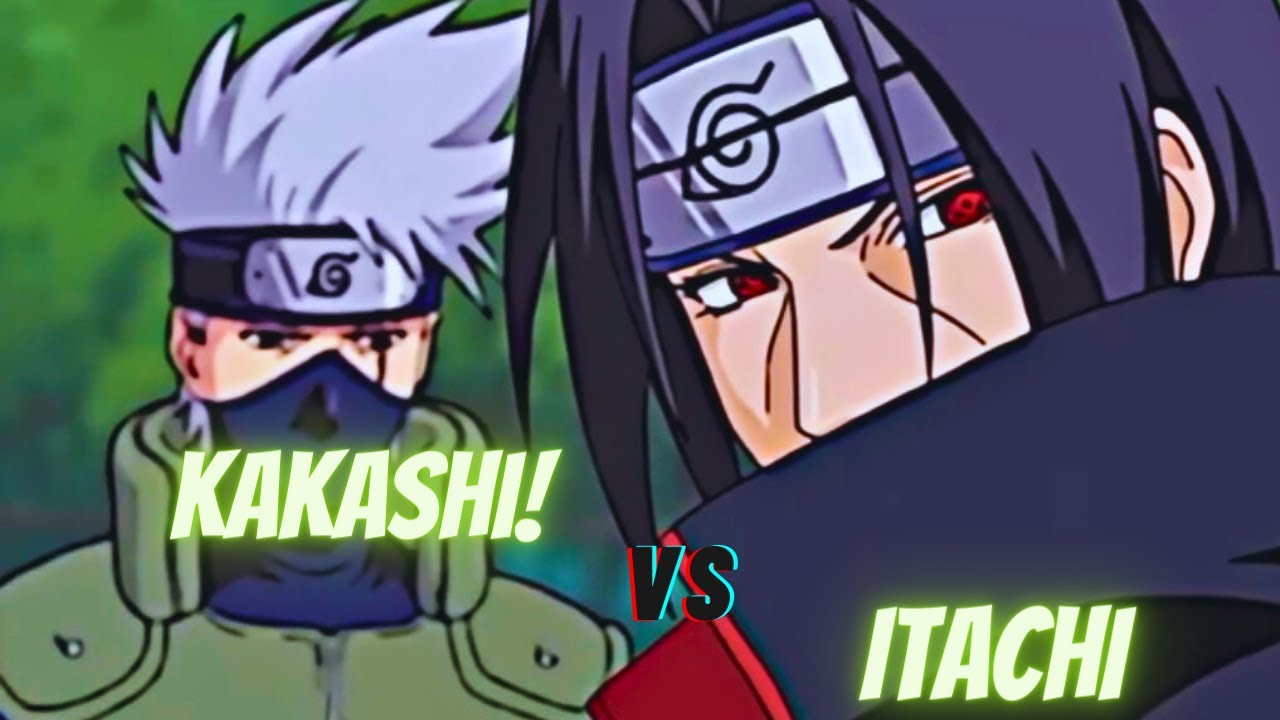 NARUTO CLASSICO DUBLADO KAKASHI VS ITACHI #naruto #otaku #itachi #kaka