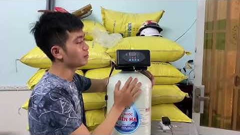 Hướng dẫn cài Van tự động 5 chế độ cho cột xử lý đá vôi / lọc nước thiên hà #cáchlọcnước #bểlọcnước