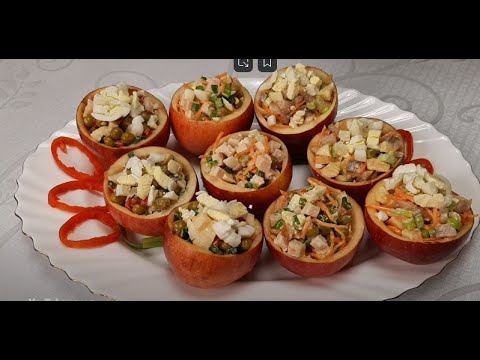 🍲🥗САМЫЙ ОРИГИНАЛЬНЫЙ СПОСОБ ПОДАЧИ САЛАТОВ И ЗАКУСОК НА НОВОГОДНИЙ СТОЛ @obovsemsmarusya