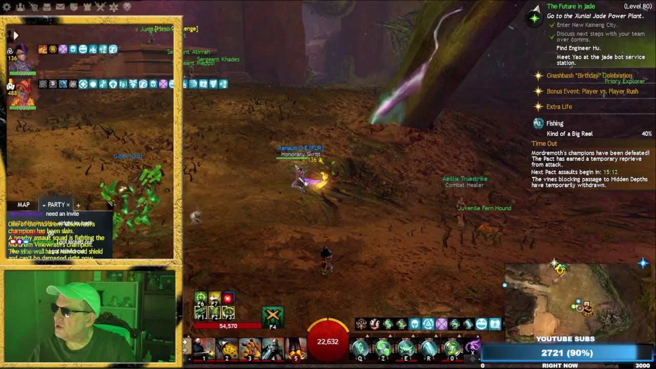 Guild Wars 2 Noobie Chasing Central Tyria Mastery Points Episode 02 Need help. Join Me! 