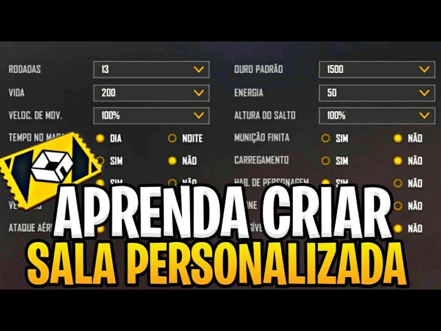 Como funciona a Sala Personalizada? – Free Fire Suporte