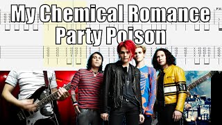 My Chemical Romance Party Poison Guitar Cover With Tab