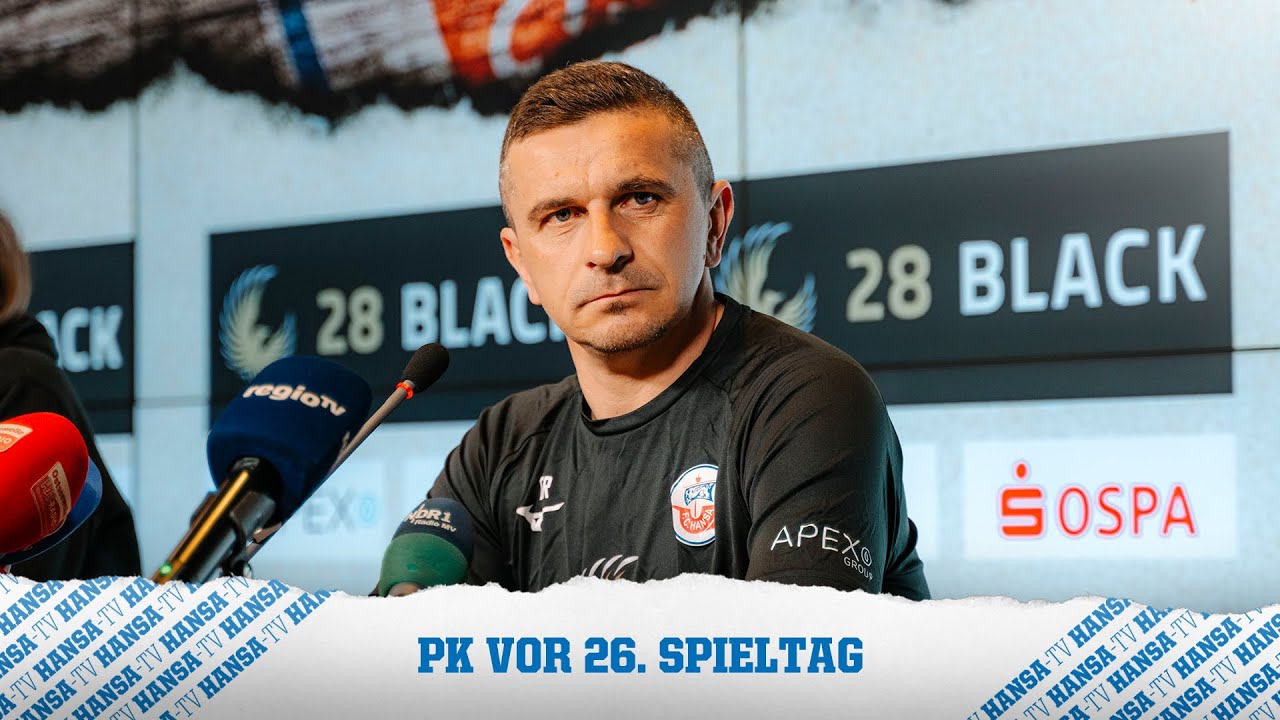 PK vor dem Spiel: F.C. Hansa Rostock vs. SpVgg Greuther Fürth | 2. Bundesliga