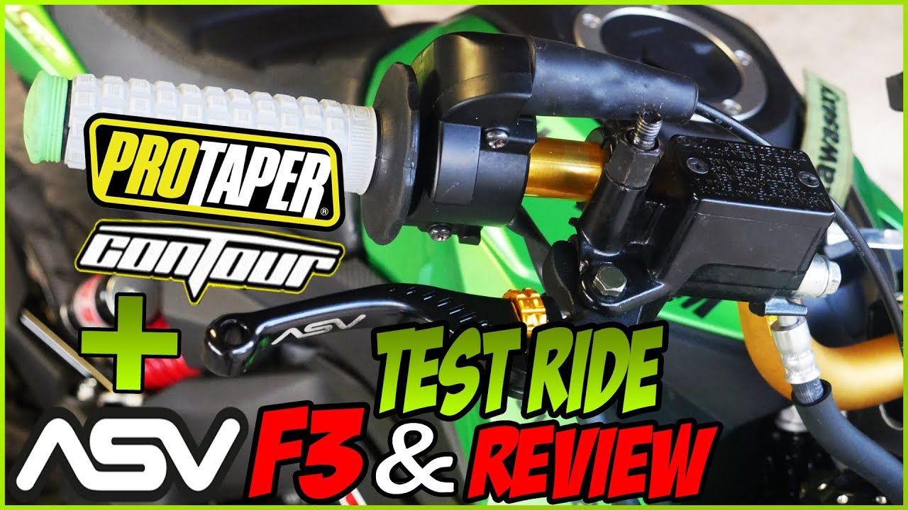 Kawasaki Z125 Pro Taper Raptor Bars + ASV F3 Levers Review YouTube