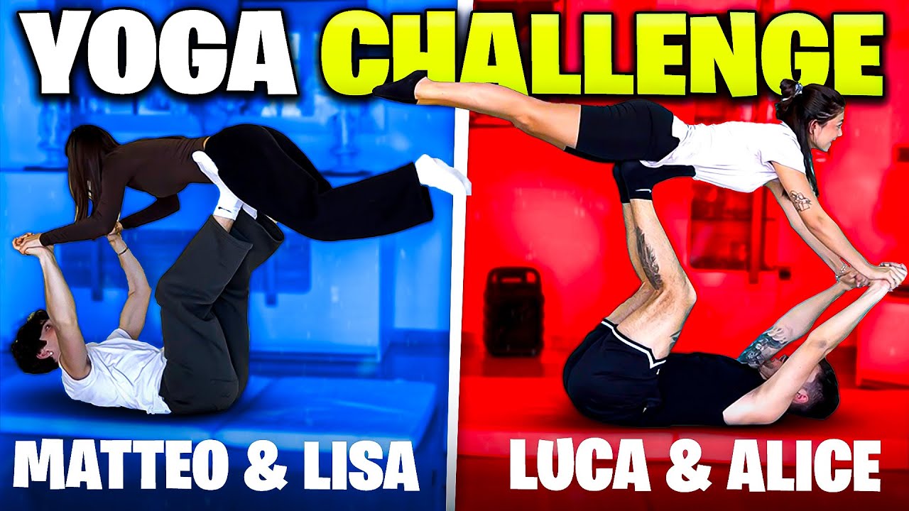 YOGA CHALLENGE con i FANTASTICI 4 😂