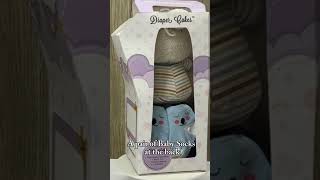 Tiny Treasures: Mini Diaper Cake for Baby Boys | Perfect Baby Shower Surprise!  #babygift