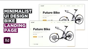 How to Create A  Landing Page In Adobe XD | Beginner Tutorial | UI Design
