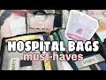 WHAT'S IN MY HOSPITAL BAGS | NEWBORN ESSENTIALS