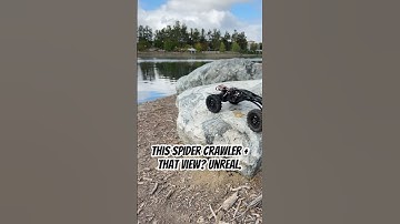 This Spider Crawler + That View? Unreal. 😮 #rc #3dprinting #shorts #rccrawler #3dprinter #scx24