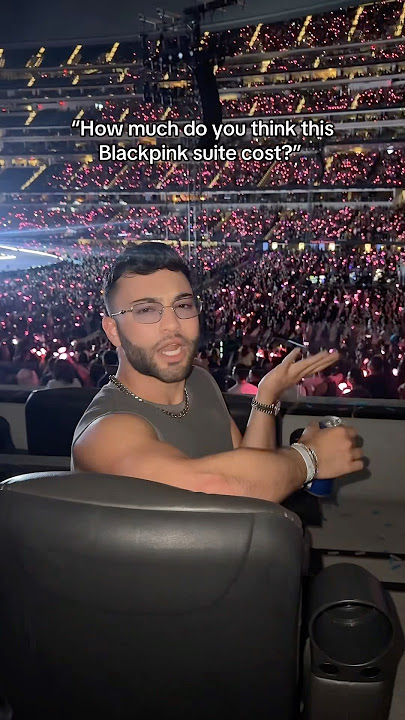 this blackpink suite cost $30 THOUSAND?! #blackpink #blackpinkconcert #concert #suite #kpop #luxury
