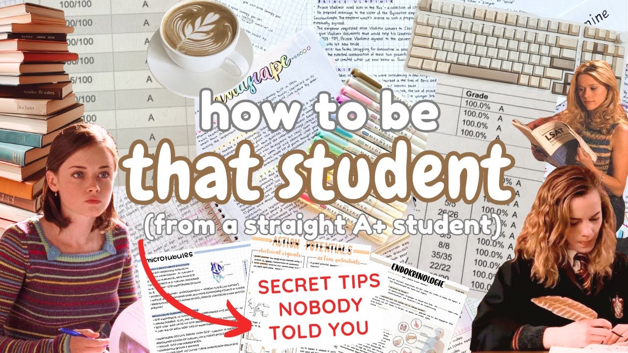 Become a top 1 student  study tips organization hacks and motivation to always get straight As