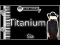 Titanium   david guetta ft sia  piano karaoke instrumental