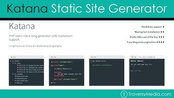 Katana PHP Static Site & Blog Generator