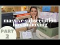 PT 2! Unboxing 15 Popular Subscription Boxes | Boxes YOU Requested