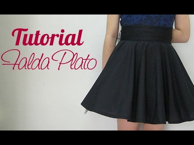 Falda Circular Plato - YouTube