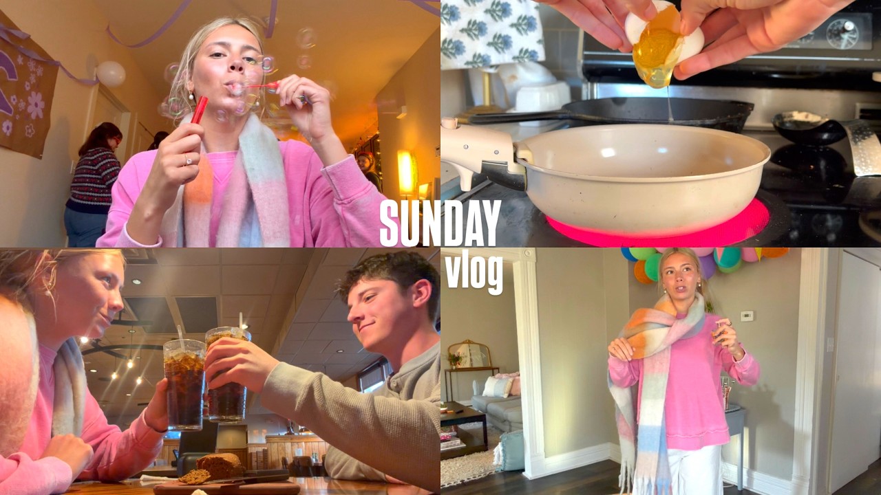 Sunday Vlog | church, friends, & date night! :)