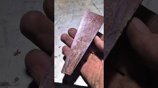 Forged keyhole integral bolster chef knife - part 2