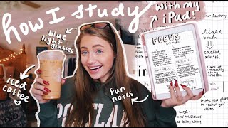 HOW I STUDY *WITH MY IPAD*: tips for pretty notes & study guides (2020)