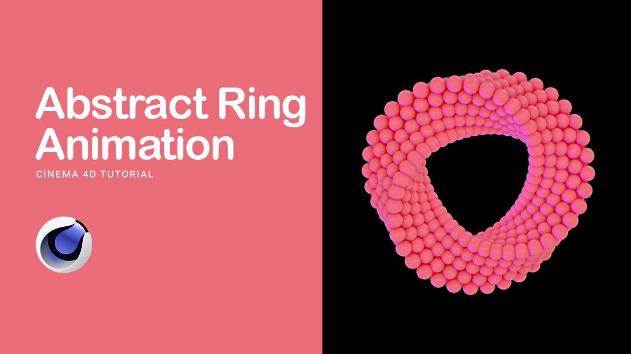 Cinema 4D Tutorial - C4D Abstract Ring ( Free Project ) - YouTube