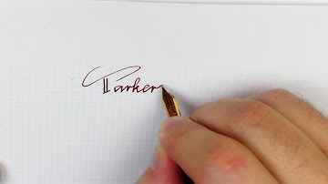 How to write the word Parker in 3 different Scripts: simple Italic, Cursive, straight flex cursive