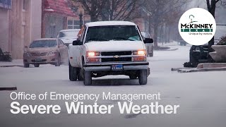 Office of Emergency Management  Severe Winter Weather
