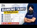 Banking Tasks in TallyPrime | Chq Printing, Cash Deposit Slip, Payment Advice In TallyPrime