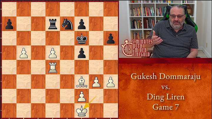 5 Minutes with GM Ben Finegold: Gukesh vs.Ding, Game 7