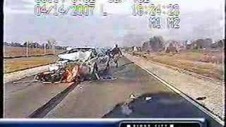 Ida Grove Iowa Motorcycle Pursuit and Crash