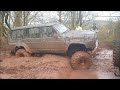 Nissan Patrol vs Nissan Terrano рубимся на танковом полигоне Offroad Mammutparck