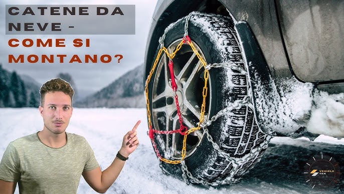 Catene da Neve per Auto OMOLOGATE E CERTIFICATE TÜV - ÖNORM GR.50 per  Pneumatici Misura 175/65 R14