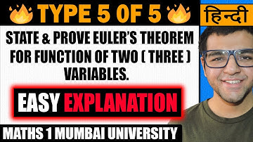 State and prove Euler