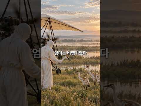 두루미 옷 입고 철새 길을 가르친 조종사