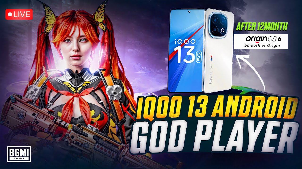 🔥 IQOO 13 BGMI 120 FPS MAX PERFORMANCE TEST | ORIGINOS 6 | AFTER 1 YEAR ...