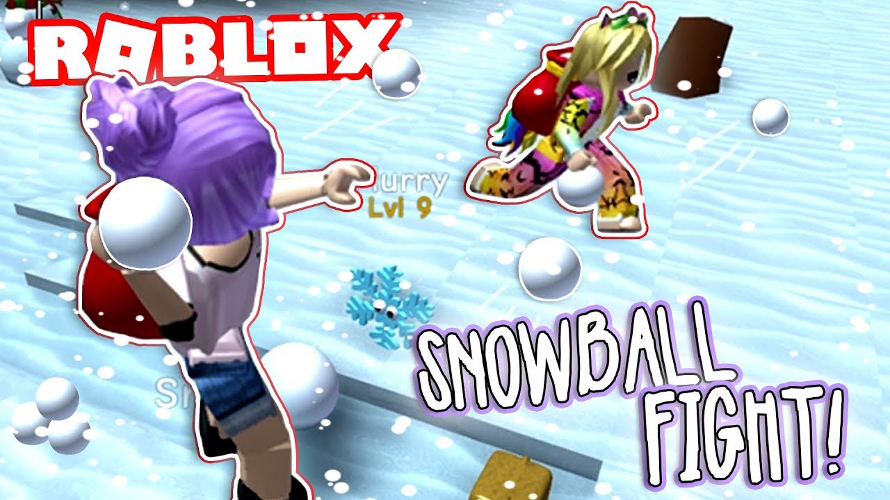 Snowball Fight Roblox Snowman Simulator Youtube - christmas party snowball fight with fans roblox snow