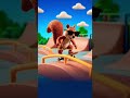 Squirrel Skateboarding 😎🛹#viral #aishorts #trending #funny #shorts #SquirrelSkateboarding