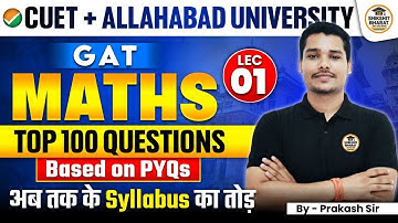 CUET Quantitative Aptitude  Complete PYQs for UG & PG 2026 | CUET Maths | CUET LL.B & MBA | Part 01