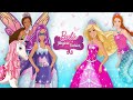 green emerald velvet dress Barbie Magical Fashion - Dress Up