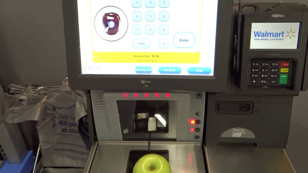 walmart caja registradora