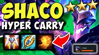 SHACO WITH 6 DARK STARS IS INSANELY STRONG! | shaco build tft set 3 | tft | shaco hypercarry