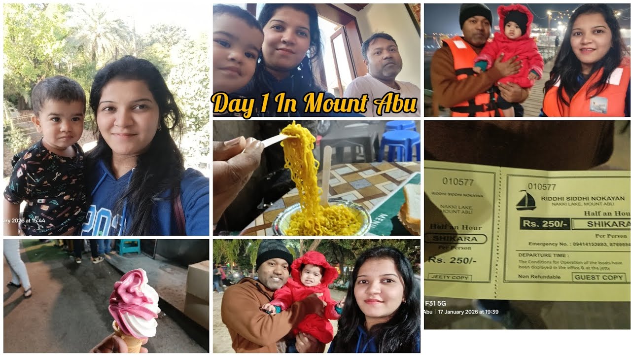 @hetalkuhada1234Mount Abu Me Pehle Hi Din Kho Gaye Shoes😥|Nakki Lake Gaye Aur Sikara Boat Me Baithe😍