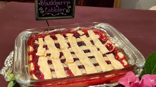 OLD SCHOOL BLACKBERRY SKILLET COBBLER