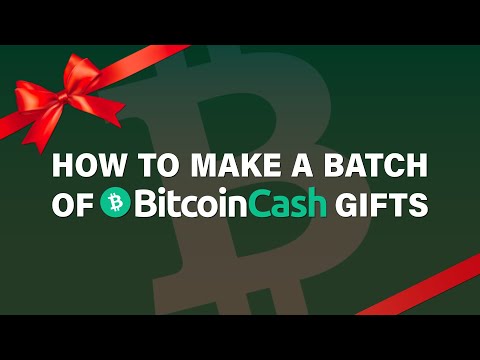 How To Make A Batch Of Bitcoin Cash Gift Paper Wallets