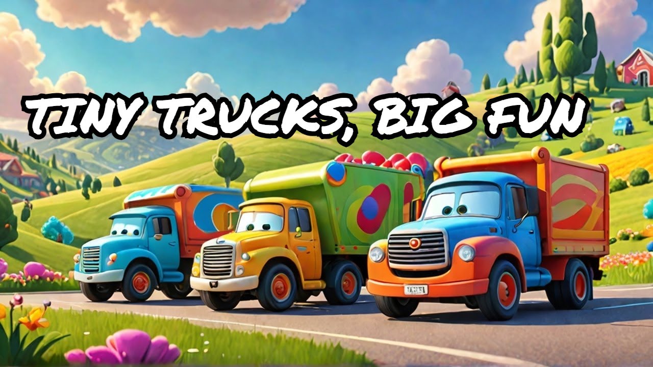 Tiny Trucks For Toddlers | Fun Truck Song for Kids 🚛 - YouTube