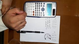 matrices avec calculatrice casio proposee par MrHAMDI screenshot 4