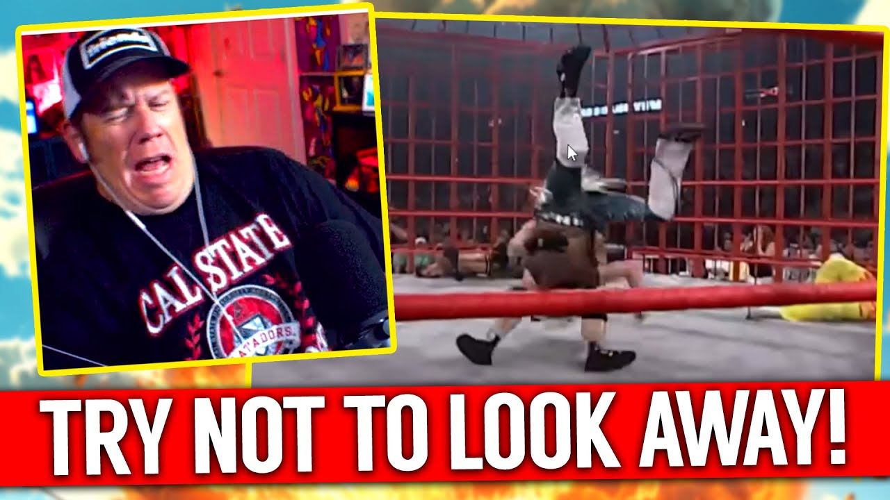 Reacting to Try Not To Wince or Look Away Wrestling Challenge